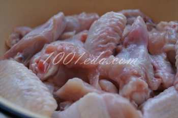Чесночные куриные крылышки с кунжутом: рецепт с пошаговым фото